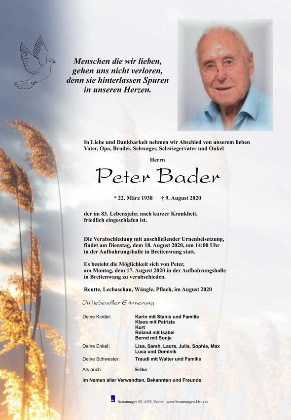 Peter Bader